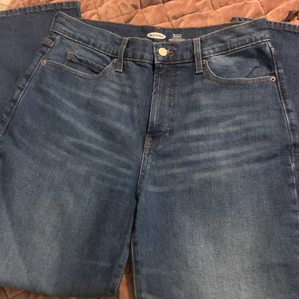 Old Navy The Sky-High Straight Jeans Size 10